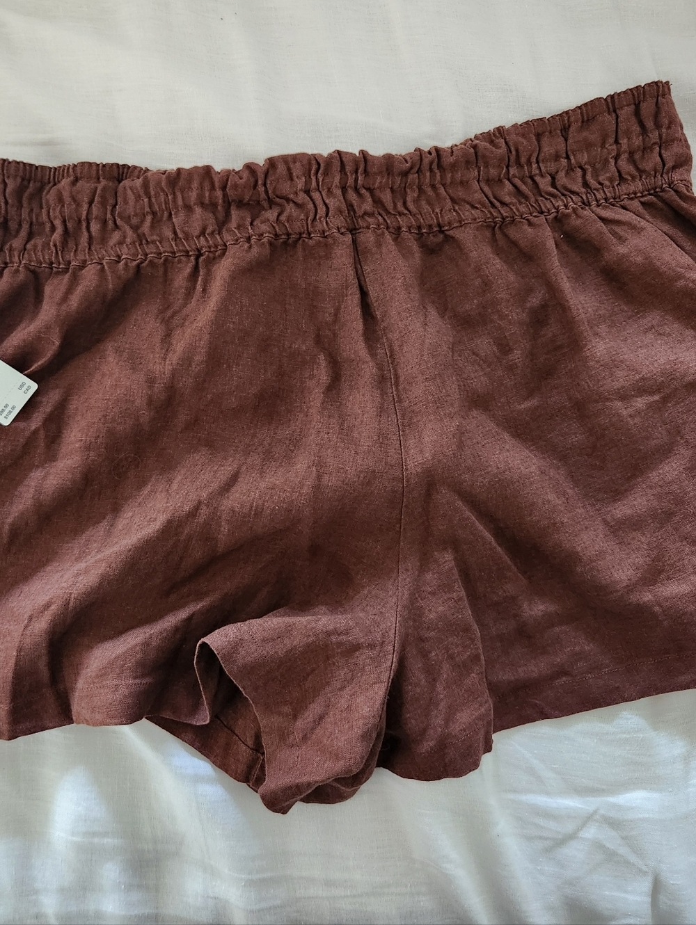 NWT ANTHROPOLOGIE SOMERSET SHORTS LINEN SIZE XL PETITE - Picture 2 of 4